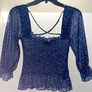 TOPSHOP FLORAL SHIRT!